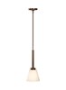 Foto para 100w Nolan Heritage Bronze A-19 1-Light Mini Pendant