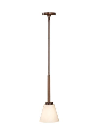 Foto para 100w Nolan Heritage Bronze A-19 1-Light Mini Pendant