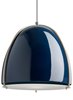 Foto para 53w Paravo Blue/Satin Nickel A-19 Incandescent Pendant