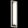 Foto para 25w 1185lm Sandro Screen White Bent Glass NI with Black Accent Integrated LED Vanity