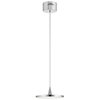 Foto para 17w 235lm Jeno White Acrylic Chrome Integrated LED Pendant