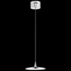 Foto para 17w 235lm Jeno White Acrylic Chrome Integrated LED Pendant