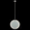 Foto para 17w 653lm Core Clear White Brushed Nickel Integrated LED Pendant