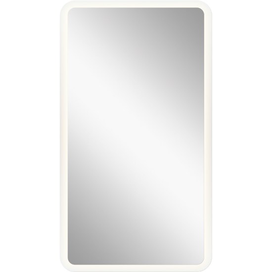 Foto para 25w Mirror With 3" Frosted Edge On 4 Sides MR Integrated LED Backlit Mirror