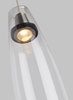 Foto para 11w Coda 30k Satin Nickel 90cri TD-Coda Pendant S Cl Ck SN-LED930