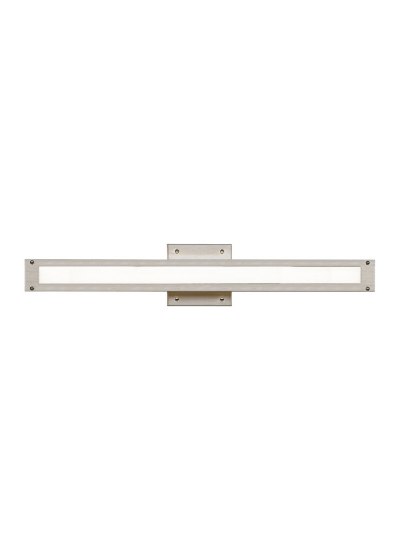 Foto para 20w Denton Satin Nickel w/ Polished Nickel Detail Denton 24 Bath OY SN LED830277