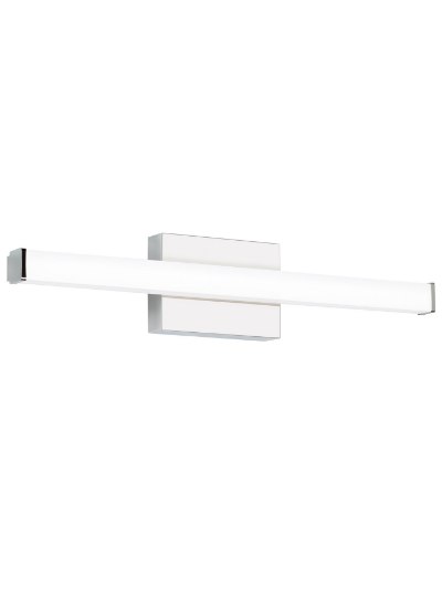 Foto para 23.3w 1676lm Lufe 30k Acrylic Satin Nickel 90cri Lufe Square 24 Bath OY sn LED930277