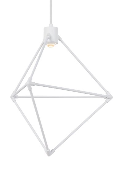 Foto para 8.8w 124lm Candora 30k Aluminum White 90cri Candora 19 Chandelier wh LEDWD