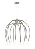 Foto para 19.6w 497lm Tallo 30k Steel Satin Nickel 90cri Tallo 12 Chandelier sn LEDWD