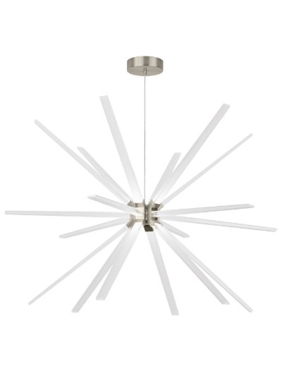 Foto para 35.1w 2709lm Photon 30k Acrylic Satin Nickel 90cri Photon 48 Chandelier sn LED930277