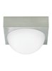 Foto para 15w Sphere Satin Nickel Sphere Flush FR SN LEDWD 1