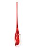 Foto para 20w Lily Satin Nickel Lily Pendant Red SN MPT