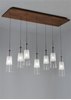 Foto para 8w Bonn Bronze Bonn Pendant Amber BZ LED FSJ