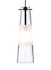 Foto para 50w Bonn Satin Nickel Bonn Pendant Clear SN FSJ