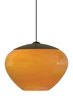 Foto para 50w Cylia Bronze Cylia Pendant Amber BZ MPT