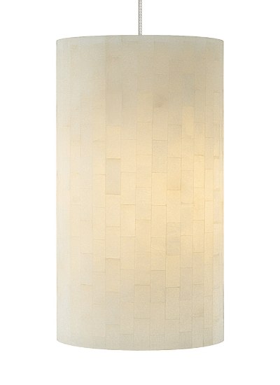 Foto para 8w Coliseum Satin Nickel Coliseum Pendant OP SN LED FSJ