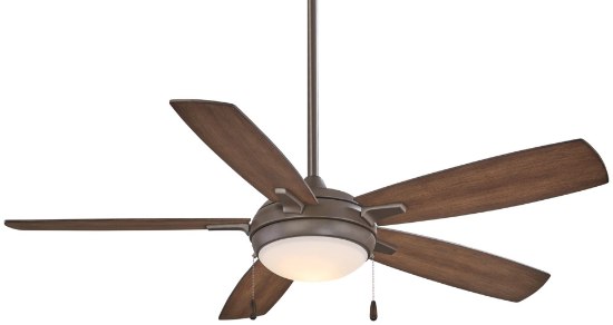 Foto para 17.54w WW 54" Led Ceiling Fan Oil Rubbed Bronze Etched Opal