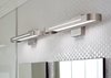 Foto para 10w Vertura Satin Nickel Vertura 24 Bath SN LED830 120v