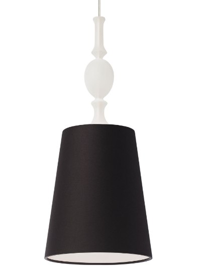 Foto para 19w Kiev 27k White E26 Medium Base A21 80cri TD-Kiev Large Pendant BK FR WH -LED927