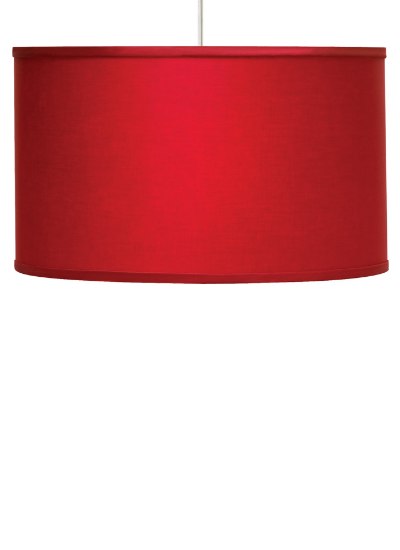 Foto para 400w Lexington Fabric Drum Antique Bronze TD-Lexington red, bz