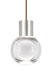 Foto para 15w 290lm Mina 22k Laser Etched Satin Nickel 90cri TD-Mina Pendant 1CLBNsn-LED922