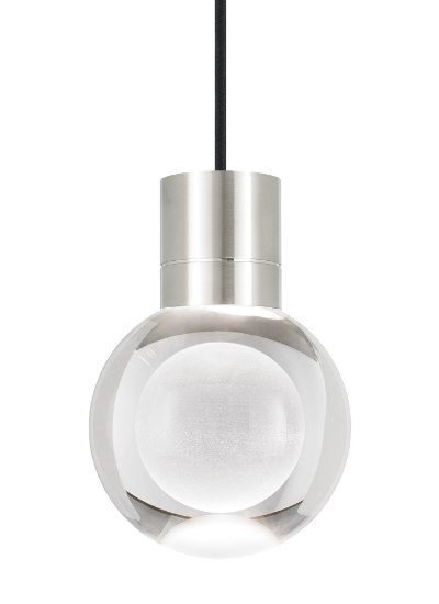 Foto para 15w 290lm Mina 22k Laser Etched Satin Nickel 90cri TD-Mina Pendant 3CLBKsn-LED922