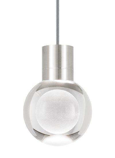 Foto para 15w 290lm Mina 22k Laser Etched Satin Nickel 90cri TD-Mina Pendant 3CLGYsn-LED922