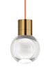 Foto para 9w Mina 30k Laser Etched Aged Brass 90cri TD-Mina Pendant 7-LITE OR AB -LED930