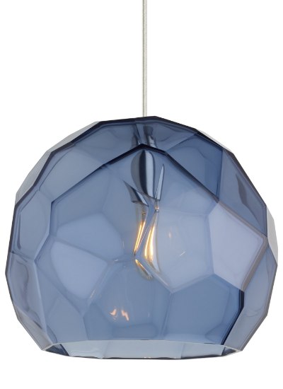 Foto para 2w Reece 27k Transparent Glass Satin Nickel T6 T6 90cri TD-Reece Pendant SB SN-LED927