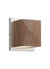 Foto para 12w 255lm Cafe 30k Walnut/Satin Nickel 90cri Cafe Wall WW/SN-LED930-277