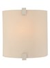 Foto para 10w Essex Satin Nickel WS-Essex Wall Clay Fab, sn-LED