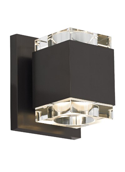 Foto para 9w Voto 30k Antique Bronze 80cri Voto Wall Square CL, bz, -LED830-277