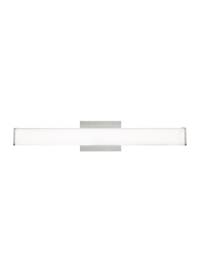 Foto para 25w Lynn 27k Glass Shade Satin Nickel 90cri Lynn 25 Bath 25INin WG SN -LED927