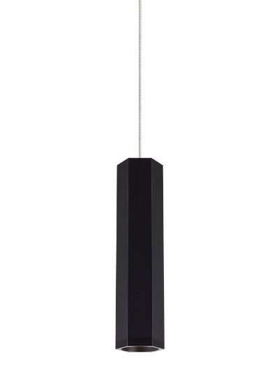 Foto para 8w Blok 30k Matte Black/Satin Nickel 90cri FJ-Blok Pendant S BK/SN-LED930