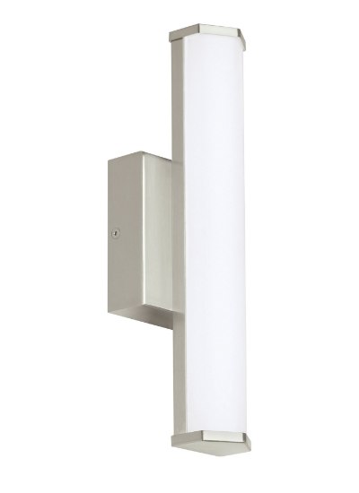 Foto para 10w Voss 27k Glass & Metal Shade Satin Nickel 90cri Voss 13 Bath 13INin SN -LED927