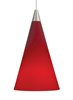 Foto para 50w Cone Satin Nickel FJ-Cone Pend red, sn