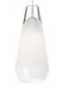 Foto para Lustra 30k Satin Nickel 80cri FJ-Lustra Pendant White, sn, -LED