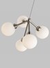 Foto para 2.5w Mara 27k Frosted Glass Globe Aged Brass 90cri FJ-Mara Pendant WH AB -LED927