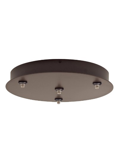 Foto para FreeJack Satin Nickel FJ-Round Canopy 4-port, sn