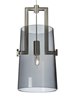 Foto para 8w Revere 30k Satin Nickel/Satin Nickel 80cri FJ-Revere Pendant T Smoke, ss, -LED