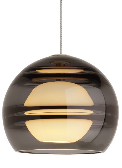 Foto para 8w Sedona 30k Transparent Glass Satin Nickel Bi-Pin GU5.3 90cri FJ-Sedona Low-Voltage Pendant SM SN-LEDS930