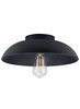 Foto para 60w Fett Sand Casted Metal S26 Fett Flush Mount Ceiling ZC