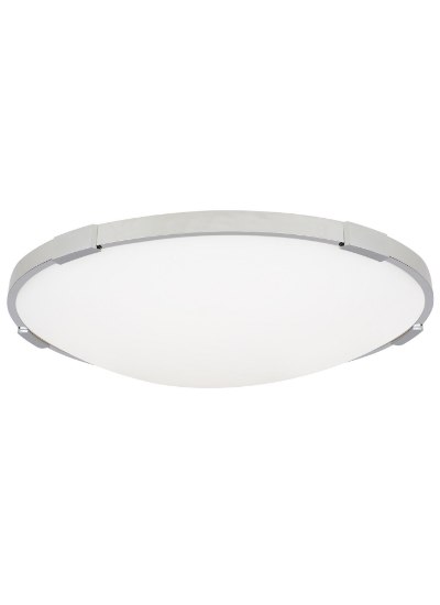 Foto para 33w Lance 27k Frosted Glass Diffuser Chrome 90cri Lance 18 Flush Mount 18IN CH -LED927