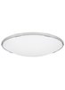 Foto para 45w Lance 27k Frosted Glass Diffuser Chrome 90cri Lance 24 Flush Mount 24IN CH -LED927-277