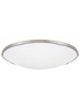 Foto para 45w Lance 27k Frosted Glass Diffuser Satin Nickel 90cri Lance 24 Flush Mount 24IN SN -LED927