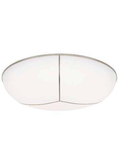 Foto para 35w Tegan 27k Acrylic Diffuser Satin Nickel 90cri Tegan Flush Mount Ceiling sn-LED927-277