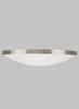 Foto para 45w Vance 30k Frosted Glass Diffuser Satin Nickel 90cri Vance 24 Flush Mount 24IN SN -LED930-277