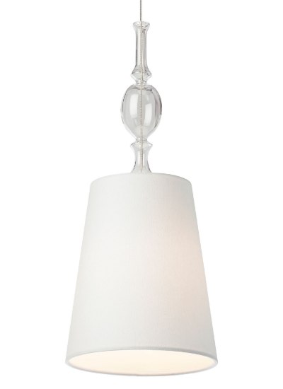 Foto para 6w Kiev Satin Nickel KL-Kiev Pend wht clr, sn LED