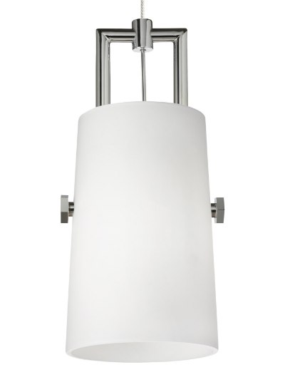 Foto para 8w Revere 30k Satin Nickel/Satin Nickel 80cri KL-Revere Pendant White, ss, -LED