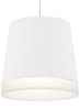 Foto para 50w Henrik Satin Nickel MP-Henrik Pendant White, sn